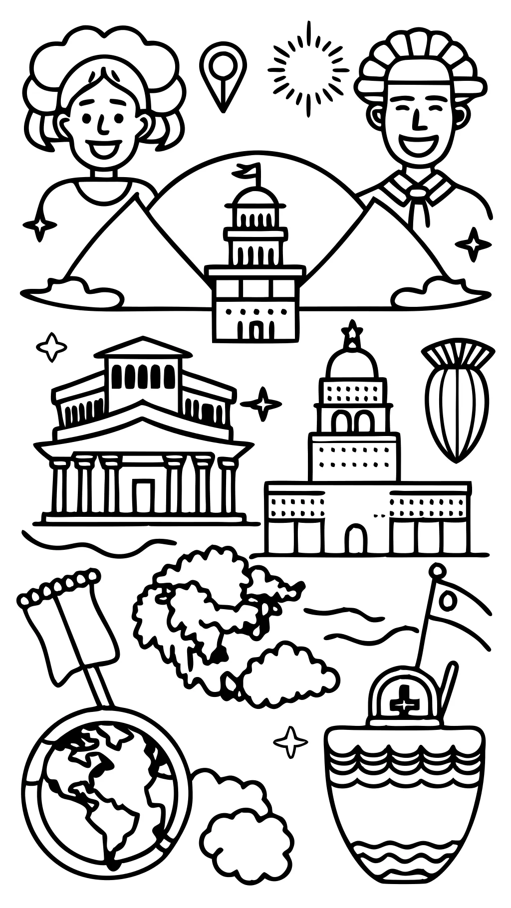 social studies coloring pages